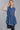 denim frayedge sleeveless tunic dress
