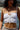 smocked crinkled tank top